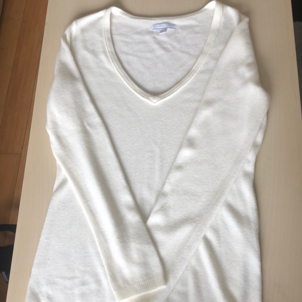 Cream-colored sweater